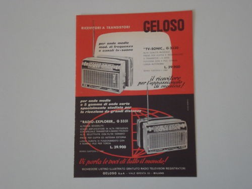 Advertising pubblicità 1963 - advertising,