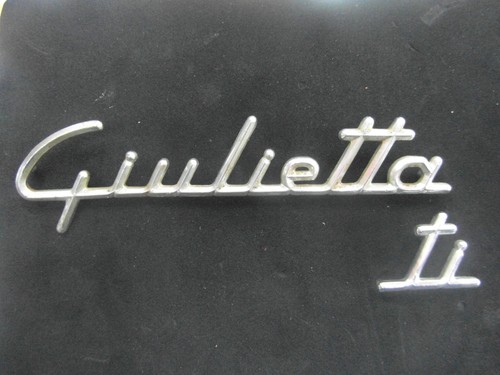 Scritta sigla giulietta in - sigla, ti