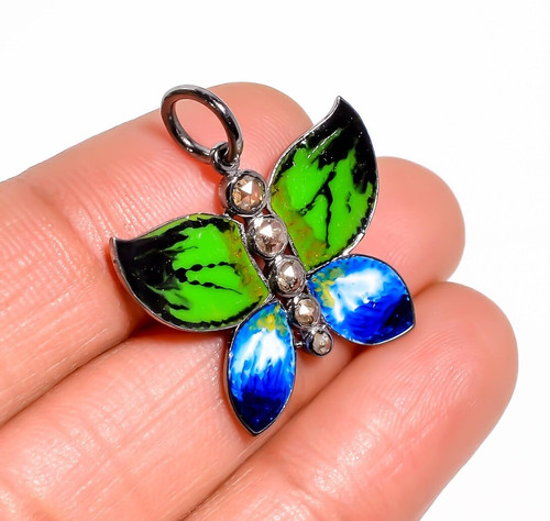 Collana con pendente farfalla - collana,