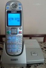 Saiet GIGA Cordless Volume Amplificato, tasti grandi, tasto SOS, per anziani 