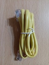 CAVO DI RETE INTERNET GIALLO UTP CAT.5e JHX 60c 30v Lungo 1m Nuovo!