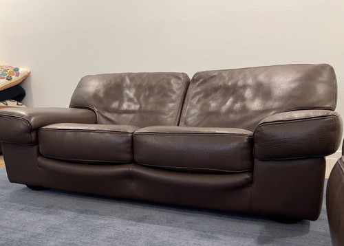 Roche bobois leather sofa set - roche,