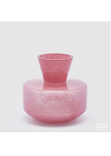 Edg vaso vetro rosa h20 - vaso,