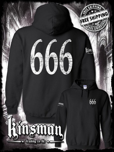 666 felpa con cappuccio - 666,