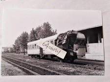 Fotografia Deposito Locomotive di Verona Automotrice Aln 668 incidentata 