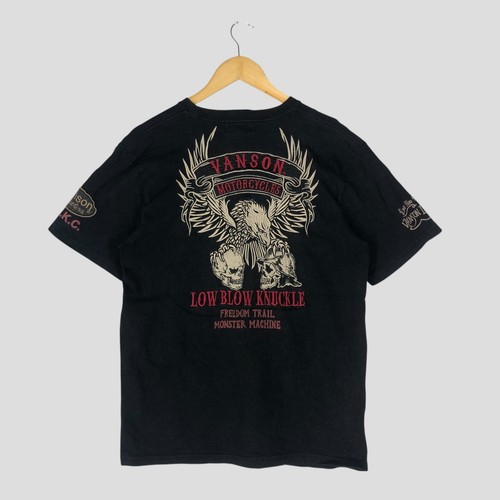 Shirt vintage vanson moto - t-shirt,