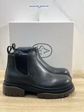 Ash Combat boot shadow pelle