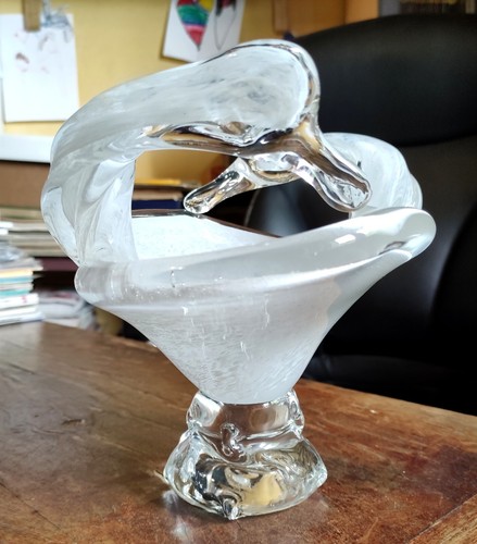 Centrotavola vaso coppia - coppia, cigni