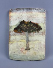 Piastrella scultura terracotta