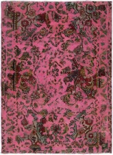 Tappeto persiano vintage annodato a mano 114 x 84 cm - tappeto orientale, ros...