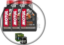 KIT/TAGLIANDO HONDA CB 600 F HORNET 2007-2013 OLIO MOTUL 7100 10W40 + FILTRO