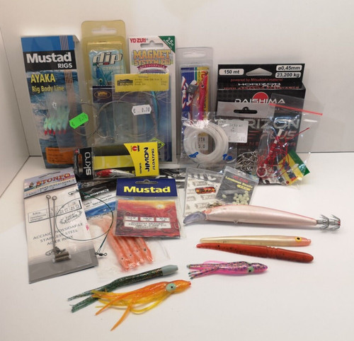 Lotto stock materiale pesca - lotto,