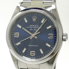 ROLEX AIR KING QUADRANTE BLU