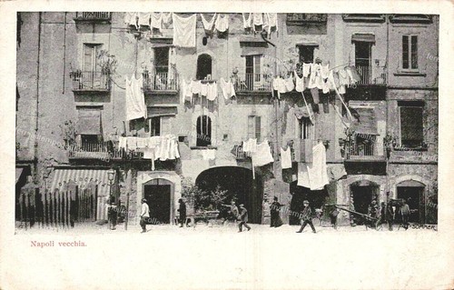 Dl904 cartolina napoli vecchia - dl904,