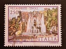Francobolli Italia Villa d'Este Tivoli 250L Mi 1813 Sc 1529 Yv 1545 1982