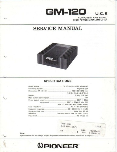Manuale servizio per - servizio,