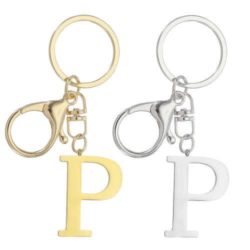 2pz portachiavi lettera - 2pz,