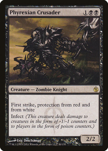 Crociato phyrexian mirrodin - phyrexian, [mirrodin
