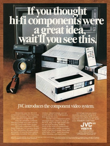 Jvc component video system - jvc,