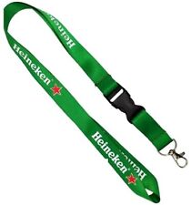 CORDINO HEINEKEN PORTACHIAVI PORTA CELLULARE DA COLLO CON MOSCHETTONE 52 cm