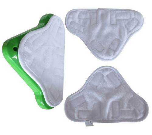3pcs microfibre steam mop - microfibre,