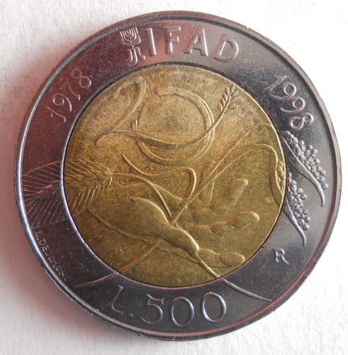 1998 italy 500 - lire,