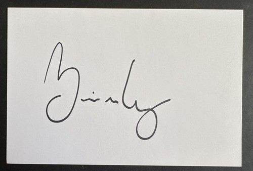 Queen brian may autograph - brian,