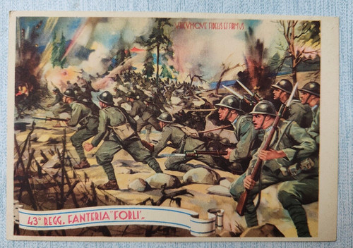 Cartolina fascismo - cartolina, 43°