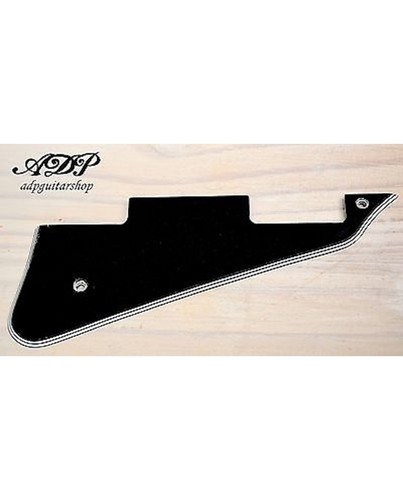 Piastra pickguard nera 5ply - piastra,