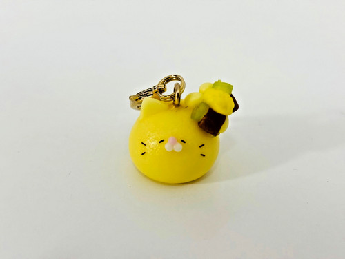 Ciondolo borsa gatto giallo - borsa,