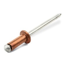 No.1000 FAR Rivetti a Strappo Testa Cilindrica -Rame/Acciaio 3,4x9