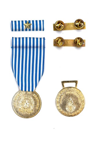 Medaglia nastrino oro - medaglia, al