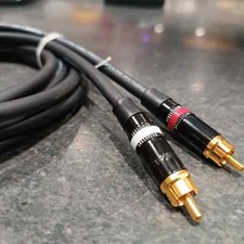 COPPIA CAVI DI SEGNALE AUDIO VAN DAMME RCA NEUTRIK/NAKAMICHI/MONSTER/G&GL HI FI