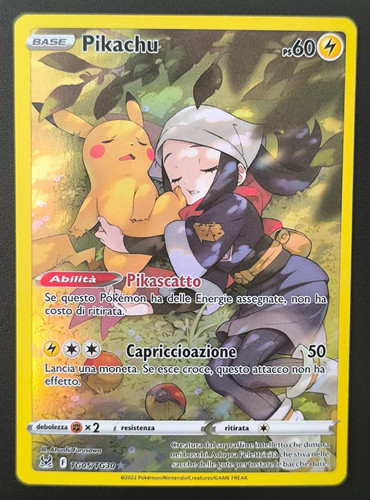 Carta pokemon pikachu - carta,