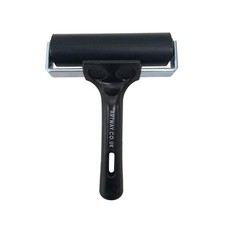 Rullo da inchiostro Gomma rigida Per stampare a calco su tela Manico nero 10 cm