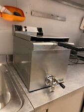 Friggitrice professionale elettrica Giorik 380V con rubinetto di scarico