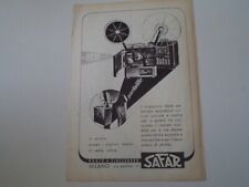 advertising Pubblicità 1948 RADIO CINESONORO SAFAR PORTATILE