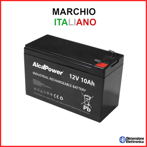 Batteria 12v 10ah piombo - batteria,