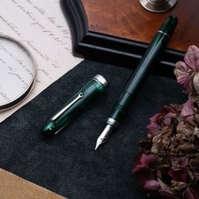 Omas - Ogiva Vintage Green 97/150 - Fountain pen - FP NIB M 18K