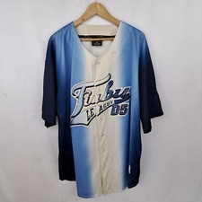 Maglia da baseball Fubu colore blu taglia XXL da uomo