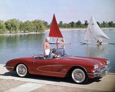 1958 Corvette 11 x 14"  Photo