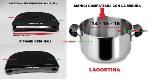 Lagostina coppia manici manico - lagostina,