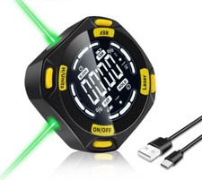 Inclinometro goniometro goniometro digitale righello livello laser base magnetica USB goniometro