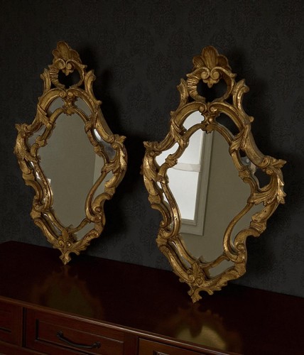 Coppia specchiere antiche - coppia,