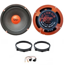 Kit 2 casse SP AUDIO SP6.5CM-SLIM + supporti LANCIA / FIAT 16,5cm altoparlanti