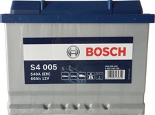 BATTERIA AVVIAMENTO AUTO BOSCH S4 60AH 540A 12V 242X175x190 12V POLO + DESTRA
