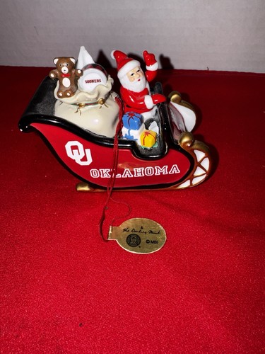 Figurina babbo natale slitta - natale,