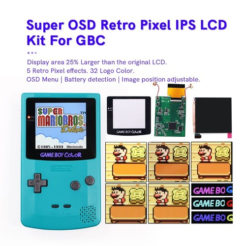 Game boy color ips kit - q5, logo