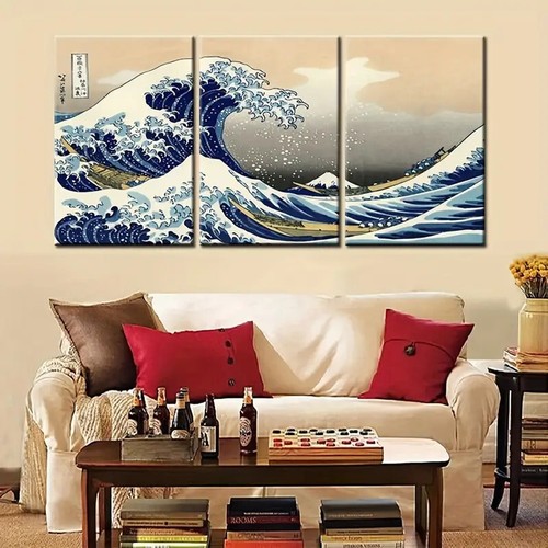 Tela poster giapponese oceano - poster,