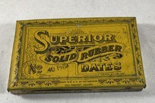 Antico latta e francobolli